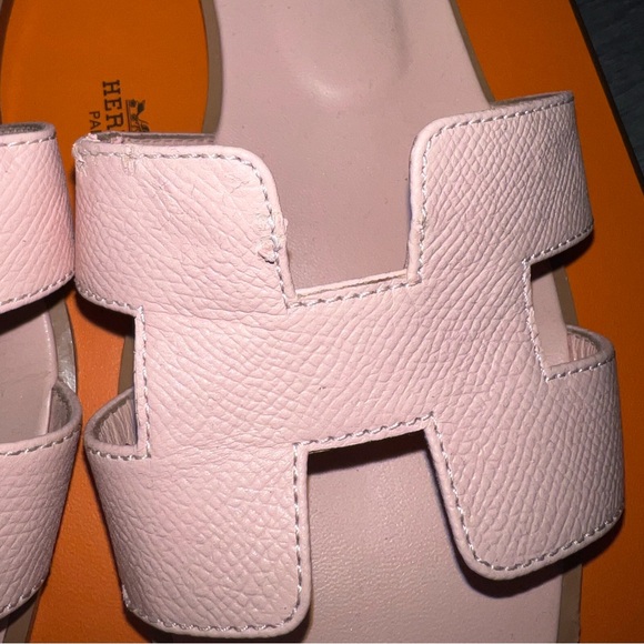 Hermès Oran sandal rose pale - Picture 4 of 6